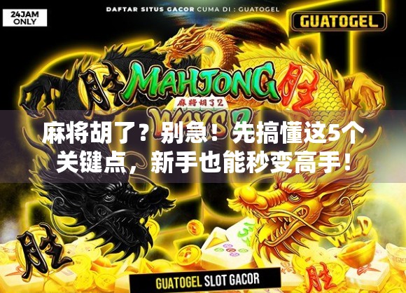 麻将胡了？别急！先搞懂这5个关键点，新手也能秒变高手！