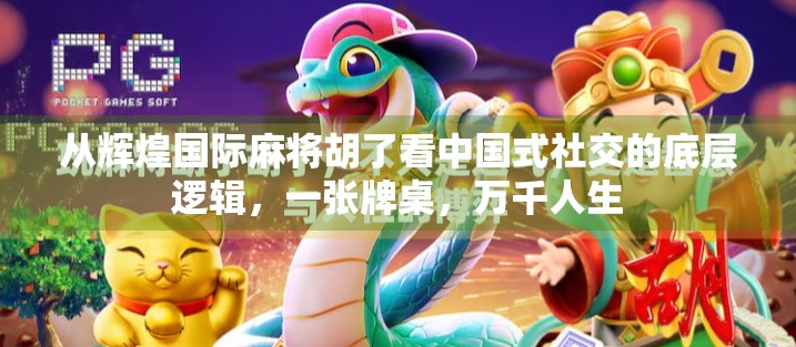 从辉煌国际麻将胡了看中国式社交的底层逻辑，一张牌桌，万千人生