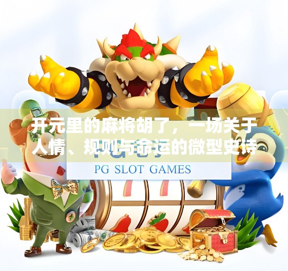 开元里的麻将胡了，一场关于人情、规则与命运的微型史诗