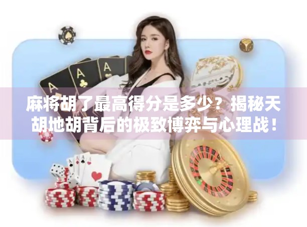 麻将胡了最高得分是多少？揭秘天胡地胡背后的极致博弈与心理战！