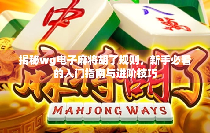 揭秘wg电子麻将胡了规则，新手必看的入门指南与进阶技巧