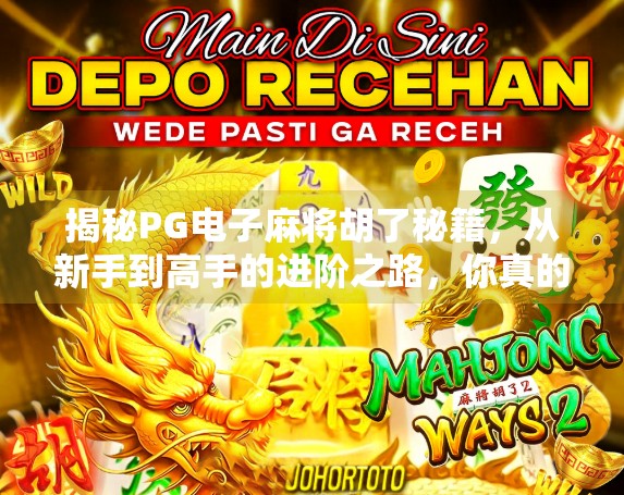 揭秘PG电子麻将胡了秘籍，从新手到高手的进阶之路，你真的了解这款游戏吗？