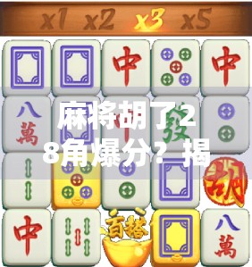 麻将胡了28角爆分?揭秘麻将界最狠套路背后的真相!