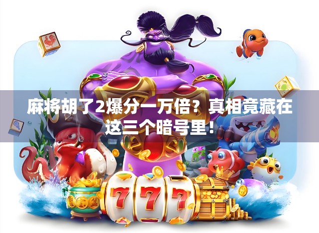 麻将胡了2爆分一万倍？真相竟藏在这三个暗号里！