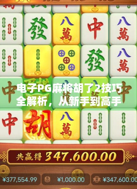 电子PG麻将胡了2技巧全解析,从新手到高手的进阶之路,轻松赢在起跑线!