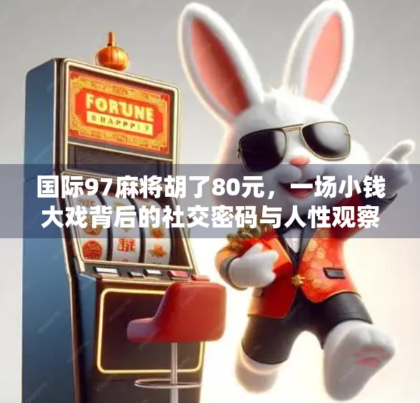 国际97麻将胡了80元，一场小钱大戏背后的社交密码与人性观察