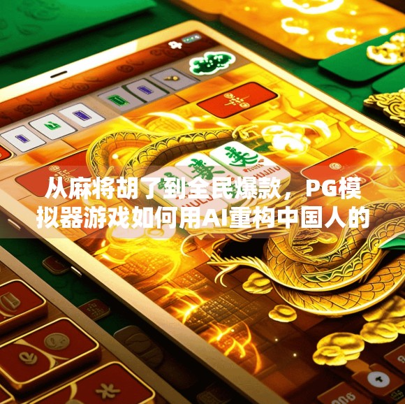 从麻将胡了到全民爆款,PG模拟器游戏如何用AI重构中国人的休闲娱乐方式? 从麻将胡了到全民爆款,PG模拟器游戏如何用AI重构中国人的休闲娱乐方式?